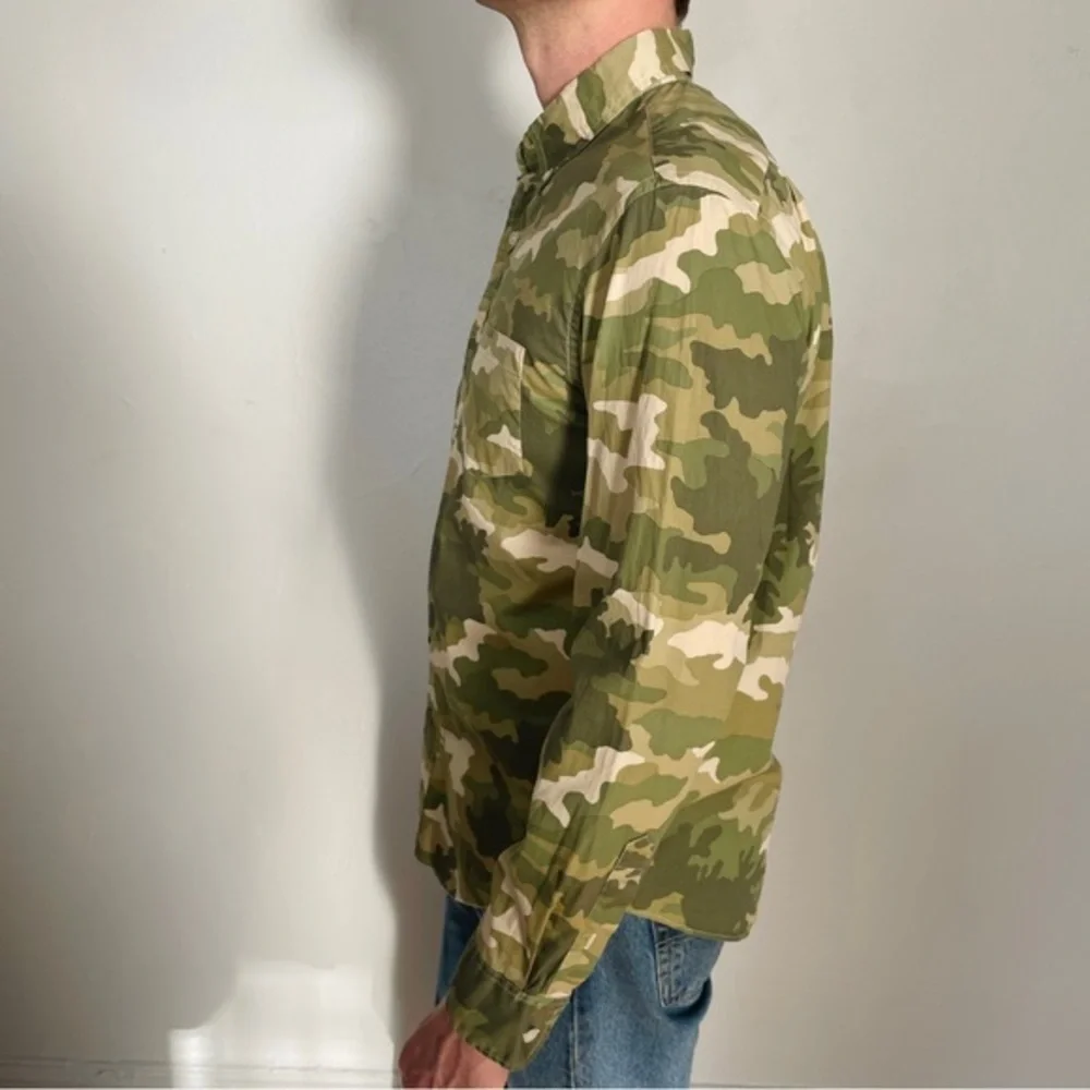 J. Crew Flex Camouflage Button‎ Down